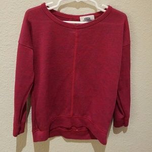 Little girls hi-lo sweater